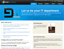 Tablet Screenshot of djc.com.au